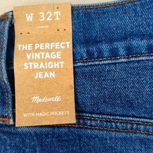 Madewell Perfect Vintage Straight Jeans